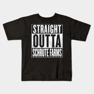 The Office - Straight Outta Schrute Farms Kids T-Shirt